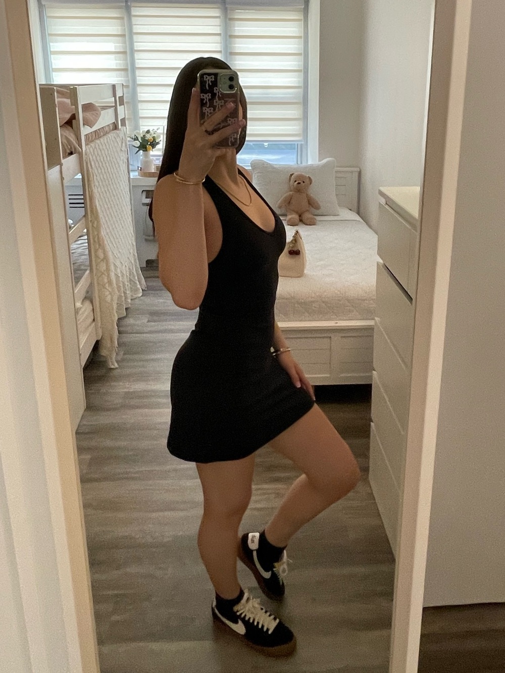 Chic Black Halter Neck Backless Mini Dress 🤭 - Picture 2 of 7